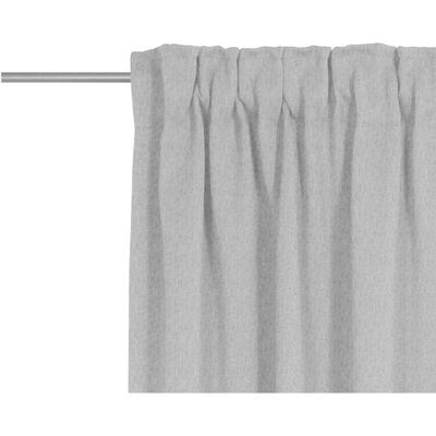 WIRTH Sonntag Gardine - 142x145cm, Grau, Jacquard, Baumwolle & Polyester WIRTH Sonntag Gardine - 142x145cm, Grau, Jacquard, Baumwolle & Polyester
