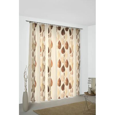 WIRTH Marek Braune Vorhang - 225cm x 142cm - Energiesparend & Schalldicht WIRTH Marek Braune Vorhang - 225cm x 142cm - Energiesparend & Schalldicht