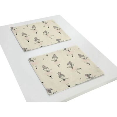 ADAM Ballerina Bio-Baumwolle Tischset - Platzset ADAM Ballerina Bio-Baumwolle Tischset - Platzset