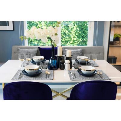Adam Easy Diamond Bio-Baumwolle 2er Tischset - Platzset Adam Easy Diamond Bio-Baumwolle 2er Tischset - Platzset