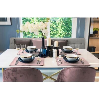 ADAM Uni Collection Pink Bio-Baumwolle Tischset - Platzset ADAM Uni Collection Pink Bio-Baumwolle Tischset - Platzset