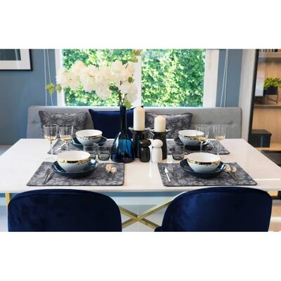 ADAM Blumen Cuveé Light Bio-Baumwolle Tischset - Platzset ADAM Blumen Cuveé Light Bio-Baumwolle Tischset - Platzset