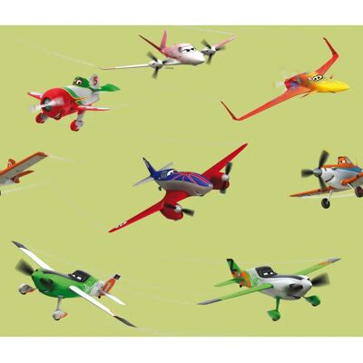 WIRTH Disney Planes grüne Vorhang - Vorhang WIRTH Disney Planes grüne Vorhang - Vorhang