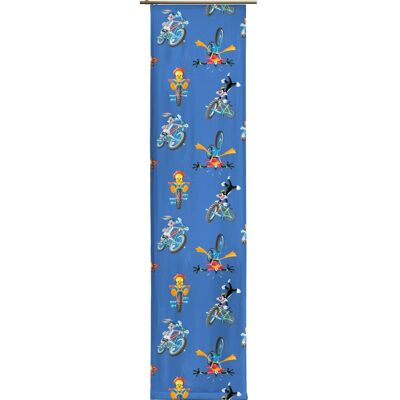 WIRTH Looney Blaue Schiebegardine - Gardine WIRTH Looney Blaue Schiebegardine - Gardine