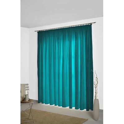 WIRTH Neveres Bio-Baumwoll Vorhang - seegrün - 135x225cm - Gardinen WIRTH Neveres Bio-Baumwoll Vorhang - seegrün - 135x225cm - Gardinen