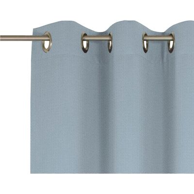 WIRTH Neveres Bio-Baumwoll-Vorhang - Jacquard, 135x145cm, Blau WIRTH Neveres Bio-Baumwoll-Vorhang - Jacquard, 135x145cm, Blau