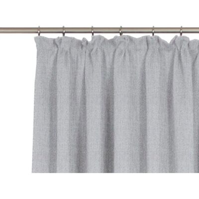 WIRTH Torbole Gardinen - Grau, 125x65cm, Kräuselband WIRTH Torbole Gardinen - Grau, 125x65cm, Kräuselband