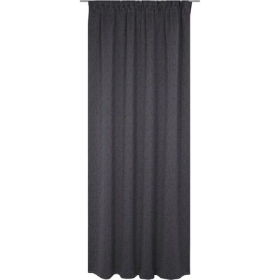 WIRTH Torbole - Schwarzer Jacquard Vorhang 145cm WIRTH Torbole - Schwarzer Jacquard Vorhang 145cm