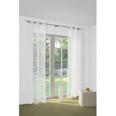 WIRTH Audrey Weiße Gardine - Semi-transparent 175cm x 700cm - Polyester WIRTH Audrey Weiße Gardine - Semi-transparent 175cm x 700cm - Polyester