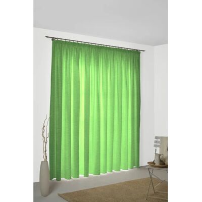 WIRTH Trondheim B Grüner Vorhang - 275cm x 132cm - Nach Maß WIRTH Trondheim B Grüner Vorhang - 275cm x 132cm - Nach Maß