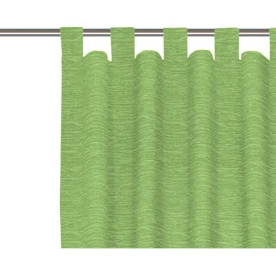 WIRTH Trondheim B Grüner Thermo-Chenille Vorhang - 132x275cm WIRTH Trondheim B Grüner Thermo-Chenille Vorhang - 132x275cm
