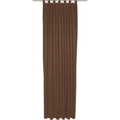 WIRTH Trondheim B - Braune Thermo-Chenille Gardine - Vorhang WIRTH Trondheim B - Braune Thermo-Chenille Gardine - Vorhang