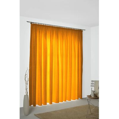 WIRTH Trondheim B Gardinen - Altgoldfarben, 315cm, 132cm, Thermo-Chenille WIRTH Trondheim B Gardinen - Altgoldfarben, 315cm, 132cm, Thermo-Chenille