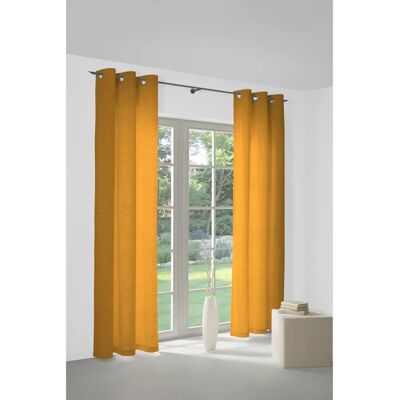WIRTH Trondheim B Gold Vorhang - 365cm x 132cm, Nach Maß WIRTH Trondheim B Gold Vorhang - 365cm x 132cm, Nach Maß