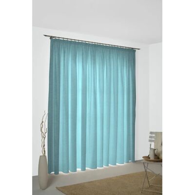 WIRTH Trondheim B Vorhang - 255cm, Blau, Maßgeschneidert WIRTH Trondheim B Vorhang - 255cm, Blau, Maßgeschneidert