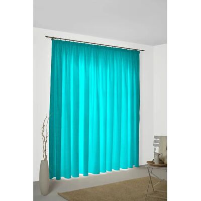 WIRTH Trondheim B Türkis Thermo-Chenille Gardine WIRTH Trondheim B Türkis Thermo-Chenille Gardine