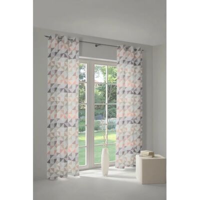 WIRTH Berlare Baumwolle Polyester Rosé Vorhang - Gardinen WIRTH Berlare Baumwolle Polyester Rosé Vorhang - Gardinen