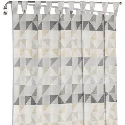 WIRTH Berlare Baumwolle Polyester Gardinen - Hellgrau WIRTH Berlare Baumwolle Polyester Gardinen - Hellgrau