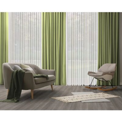 WIRTH Modell 345 cm, 142 cm, grün - Vorhang WIRTH Modell 345 cm, 142 cm, grün - Vorhang