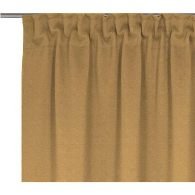 WIRTH Uni Collection Gelbe Gardine - 295cm x 142cm - Bio-Baumwolle WIRTH Uni Collection Gelbe Gardine - 295cm x 142cm - Bio-Baumwolle