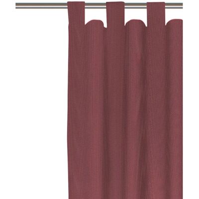 WIRTH Bio-Baumwolle Vorhang - 142x155cm - Rot - Höhenverstellbar - Gardine WIRTH Bio-Baumwolle Vorhang - 142x155cm - Rot - Höhenverstellbar - Gardine