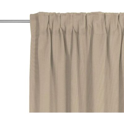 WIRTH Uni Collection Vorhang - Bio-Baumwolle, 142x335cm, Braun WIRTH Uni Collection Vorhang - Bio-Baumwolle, 142x335cm, Braun