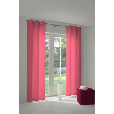 WIRTH Bio-Baumwolle Pink Maßvorhang - Gardinen WIRTH Bio-Baumwolle Pink Maßvorhang - Gardinen