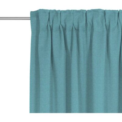 WIRTH Uni Collection Bio-Baumwolle Vorhang - 142x365cm - Blau WIRTH Uni Collection Bio-Baumwolle Vorhang - 142x365cm - Blau