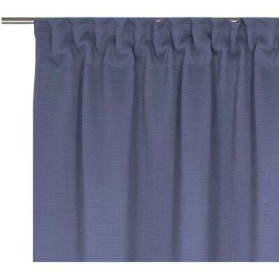 WIRTH Uni Collection Blauband-Vorhang - 365cm x 142cm - Bio-Baumwolle WIRTH Uni Collection Blauband-Vorhang - 365cm x 142cm - Bio-Baumwolle