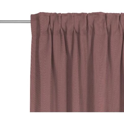 WIRTH Bio-Baumwollgardine - 255cm x 142cm - Rot - Maßgeschneidert WIRTH Bio-Baumwollgardine - 255cm x 142cm - Rot - Maßgeschneidert