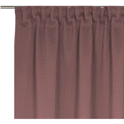 WIRTH Uni Collection light Roter Vorhang - Maßgeschneiderte Gardine, Bio-Baumwolle WIRTH Uni Collection light Roter Vorhang - Maßgeschneiderte Gardine, Bio-Baumwolle
