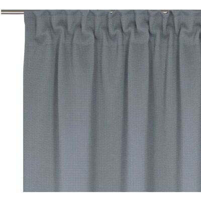 WIRTH Bio-Baumwolle Vorhang - 245cm hoch, 142cm breit, blau WIRTH Bio-Baumwolle Vorhang - 245cm hoch, 142cm breit, blau