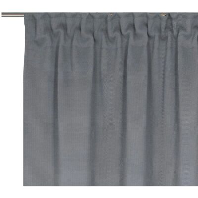 WIRTH Uni Collection light Vorhang - 142x175 cm, Dunkelblau, Bio-Baumwolle WIRTH Uni Collection light Vorhang - 142x175 cm, Dunkelblau, Bio-Baumwolle