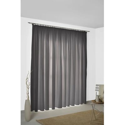 WIRTH Newbury Grau Vorhang - 355cm, 130cm, Maßgeschneidert WIRTH Newbury Grau Vorhang - 355cm, 130cm, Maßgeschneidert