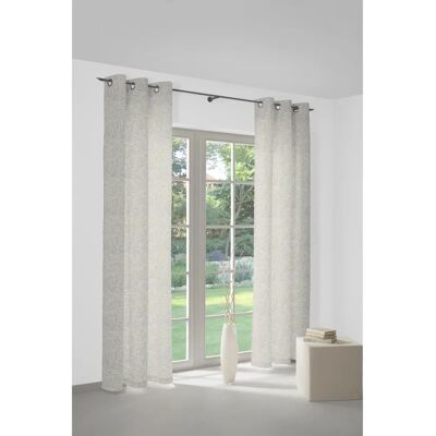 WIRTH Gospic Braune Jacquard Gardine - Vorhang WIRTH Gospic Braune Jacquard Gardine - Vorhang