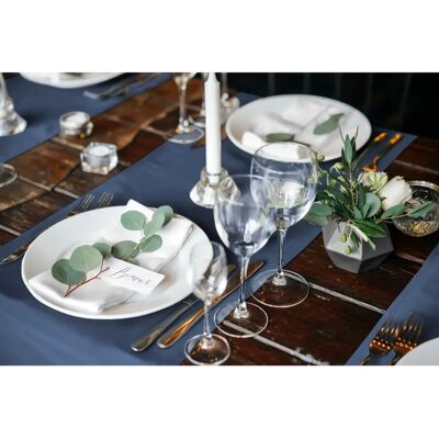 WIRTH Umea dunkelblau rechteckiger Tischläufer - Table Runner WIRTH Umea dunkelblau rechteckiger Tischläufer - Table Runner