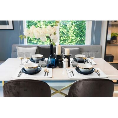 WIRTH Westport Weiß Jacquard Tischset - Platzset WIRTH Westport Weiß Jacquard Tischset - Platzset