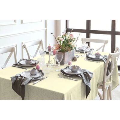 WIRTH Westport Beigefarbene Rechteckige Tischdecke - Tischdecke WIRTH Westport Beigefarbene Rechteckige Tischdecke - Tischdecke