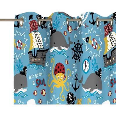 ADAM Piraten Vorhang - Jacquard Öko 175cm ADAM Piraten Vorhang - Jacquard Öko 175cm