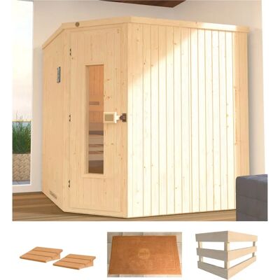 WEKA VARBERG 3 Ecksauna - beige - Ecksauna WEKA VARBERG 3 Ecksauna - beige - Ecksauna