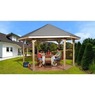 WEKA Paradies 2 Pavillon - Sechseck - 399x461cm WEKA Paradies 2 Pavillon - Sechseck - 399x461cm