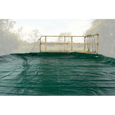 WEKA MALI 3 Poolabdeckplane - Verstärkt, 471x571 cm, Grün/Schwarz WEKA MALI 3 Poolabdeckplane - Verstärkt, 471x571 cm, Grün/Schwarz