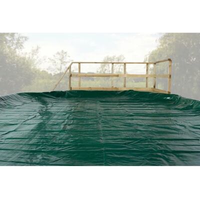 Weka MALI 2 Poolabdeckplane - Rund, 376x476cm, Grün/Schwarz Weka MALI 2 Poolabdeckplane - Rund, 376x476cm, Grün/Schwarz