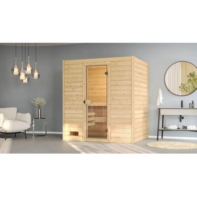 WEKA Massivholzsauna VALIDA 2 - Kompakte Innensauna WEKA Massivholzsauna VALIDA 2 - Kompakte Innensauna
