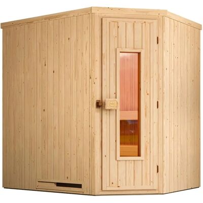 WEKA VARBERG 1 Sauna - Elektrisch, 6 Personen, Naturfarben WEKA VARBERG 1 Sauna - Elektrisch, 6 Personen, Naturfarben