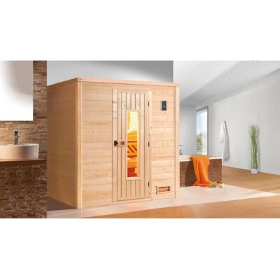 Weka Bergen 1 Holzsauna - 2 Personen, Nordisches Fichtenholz Weka Bergen 1 Holzsauna - 2 Personen, Nordisches Fichtenholz