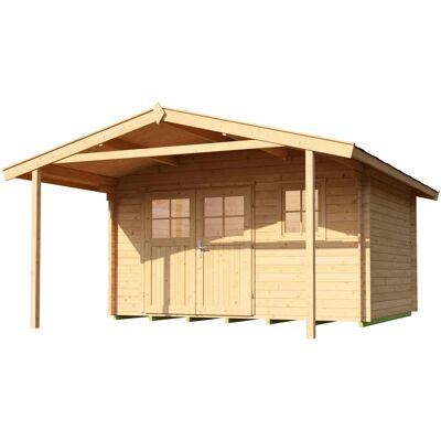 WEKA Gartenhaus 111 A - Naturbelassenes Holz, Doppelgarage WEKA Gartenhaus 111 A - Naturbelassenes Holz, Doppelgarage