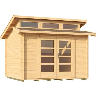 Maison de Jardin WEKA 158 - Durable et Élégante avec Velux - Publicité Maison de Jardin WEKA 158 - Durable et Élégante avec Velux - Publicité