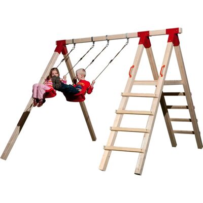Weka Doppelschaukel "Tabaluga" - Spielgerät Weka Doppelschaukel "Tabaluga" - Spielgerät