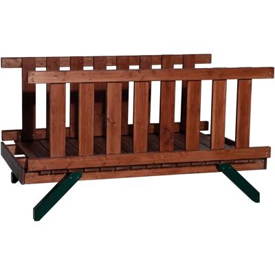WEKA Spielturm-Brücke - Typ 816, Braun, 107x164cm WEKA Spielturm-Brücke - Typ 816, Braun, 107x164cm